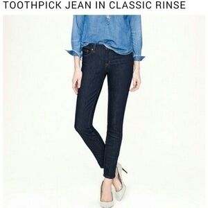 J. Crew Ankle Toothpick Denim